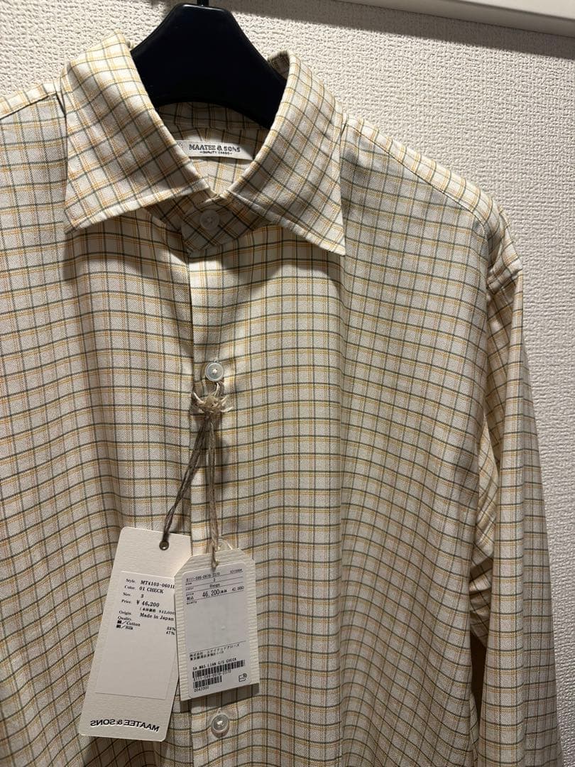 MAATEE&SONS LIAN C/S CHECK 3 チェック H Wool - メルカリ