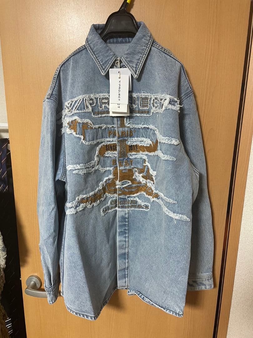 y/project yproject ワイプロジェクト デニムジャケット - メルカリ
