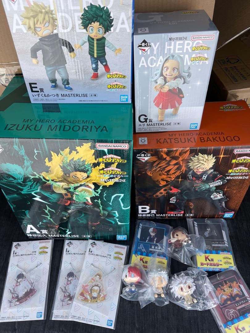 一番くじ　僕のヒーローアカデミア　更に向こうへ　 A賞B賞E賞G賞　4種セット 一番くじ 僕のヒーローアカデミア -更に向こうへ-｜一番くじ倶楽部