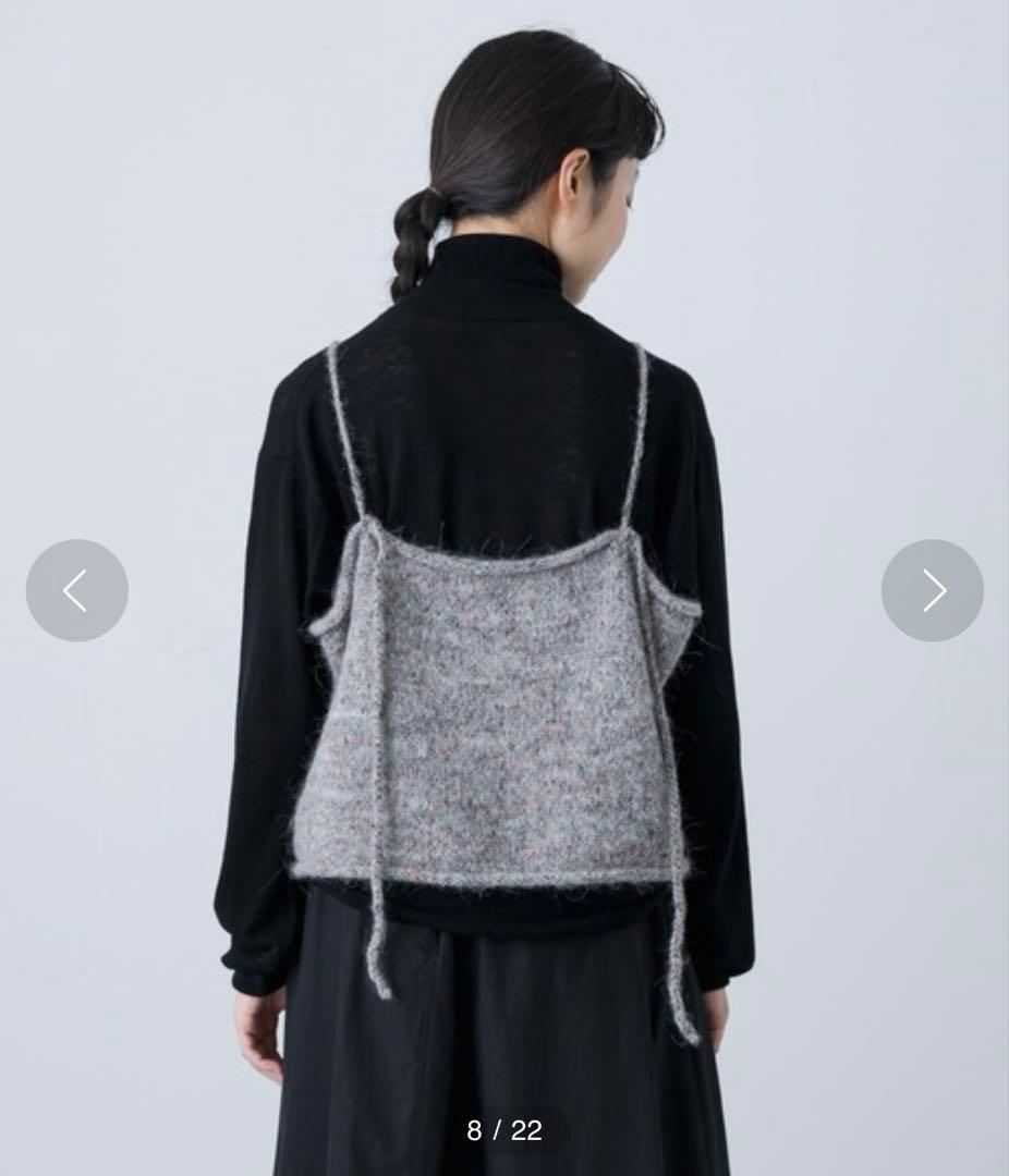 かぐれ カラーネップアルパカニットキャミソール - メルカリ