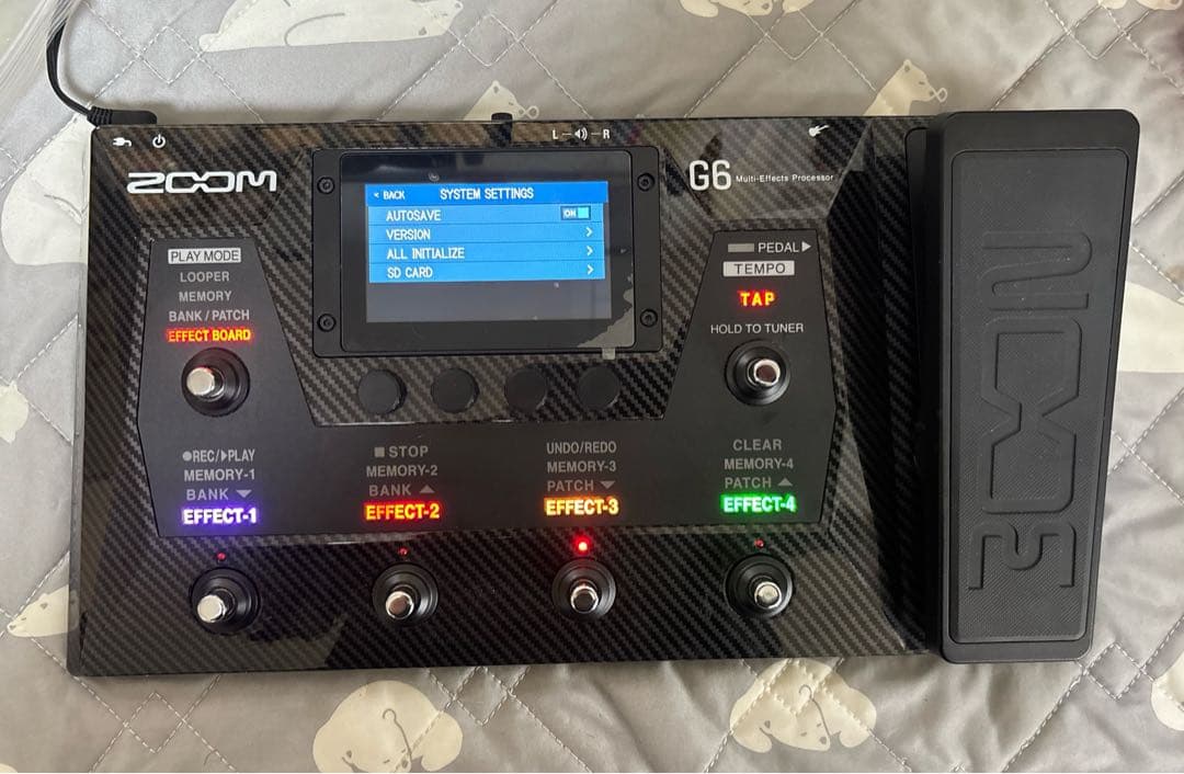 【美品・付属品完備】 ZOOM G6 マルチエフェクター