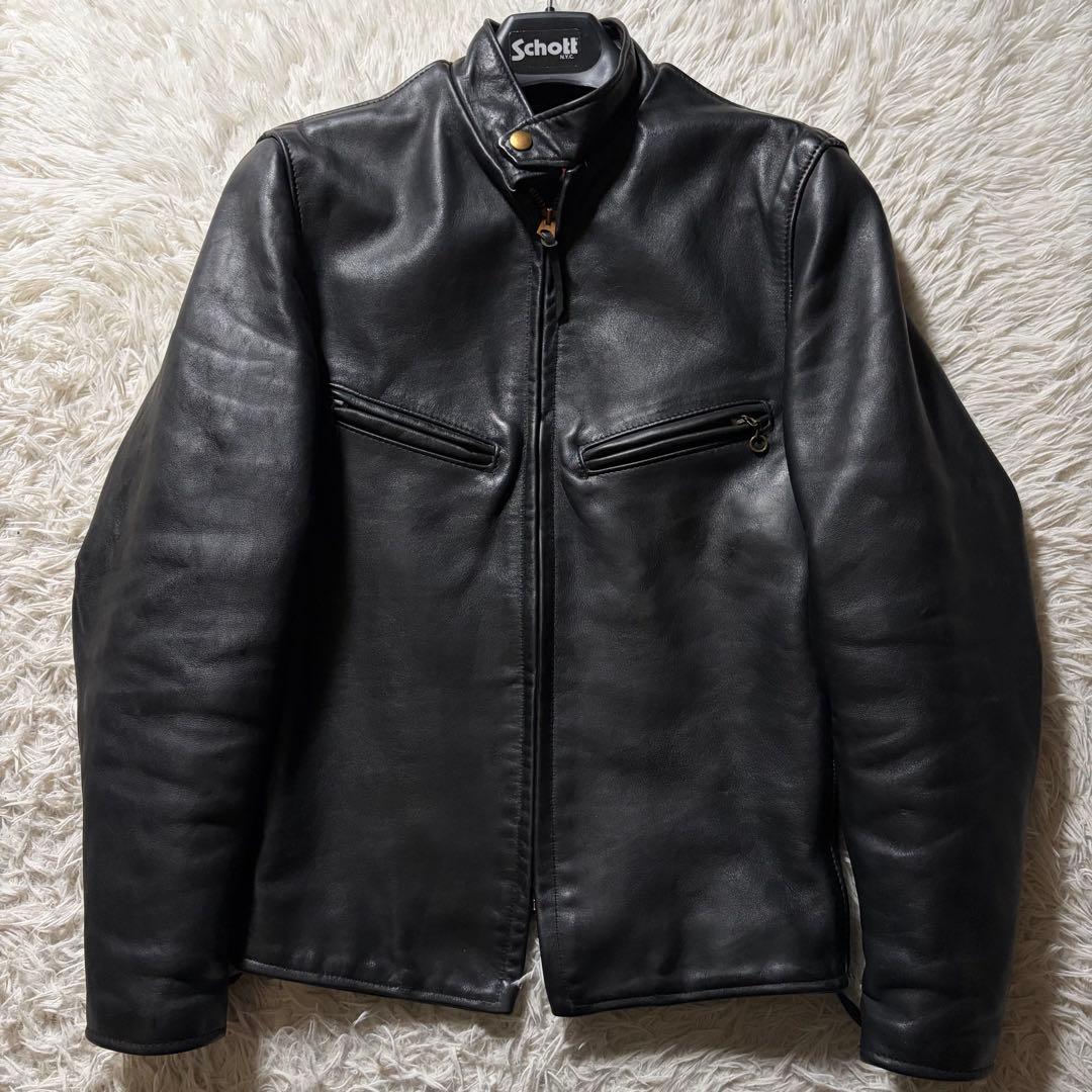 S*U様 希少モデル◎schott ライダースジャケット　641xx サボテンタ