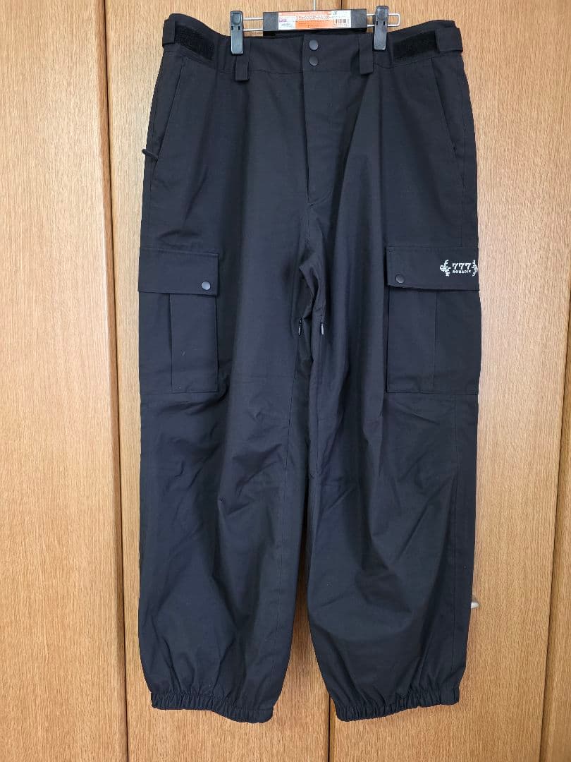 777 NOMADIC ブラックカーゴパンツ AZUL BY MOUSSY | リラックスワイドカーゴパンツ (パンツ ) |SHEL'TTER