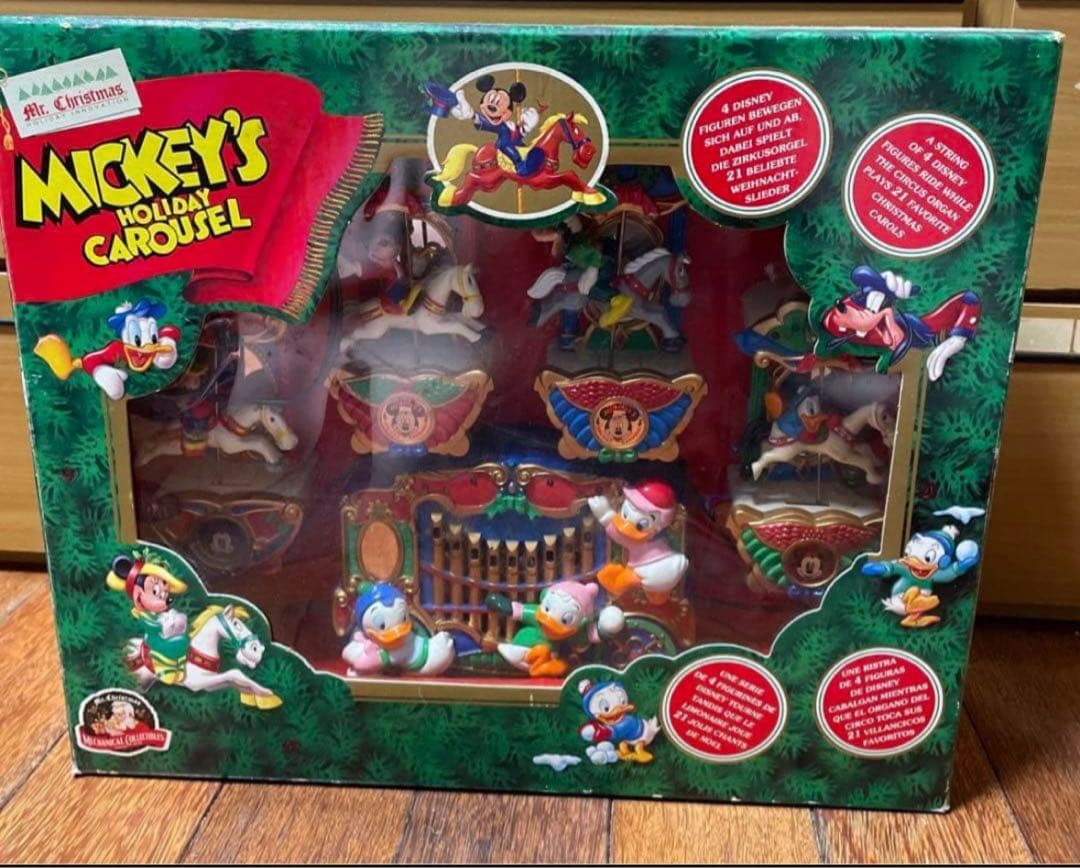 【即購入可・希少】ディズニー ミッキーホリデーカルーセル クリスマスオーナメント