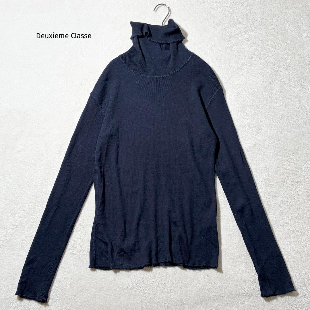 【極美品】 ✨アパルトモン jersey タートルネック リブニット ★指抜き★