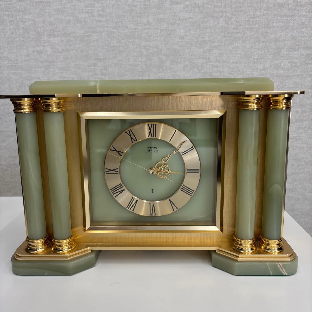 SEIKO EMBLEM 置き時計
