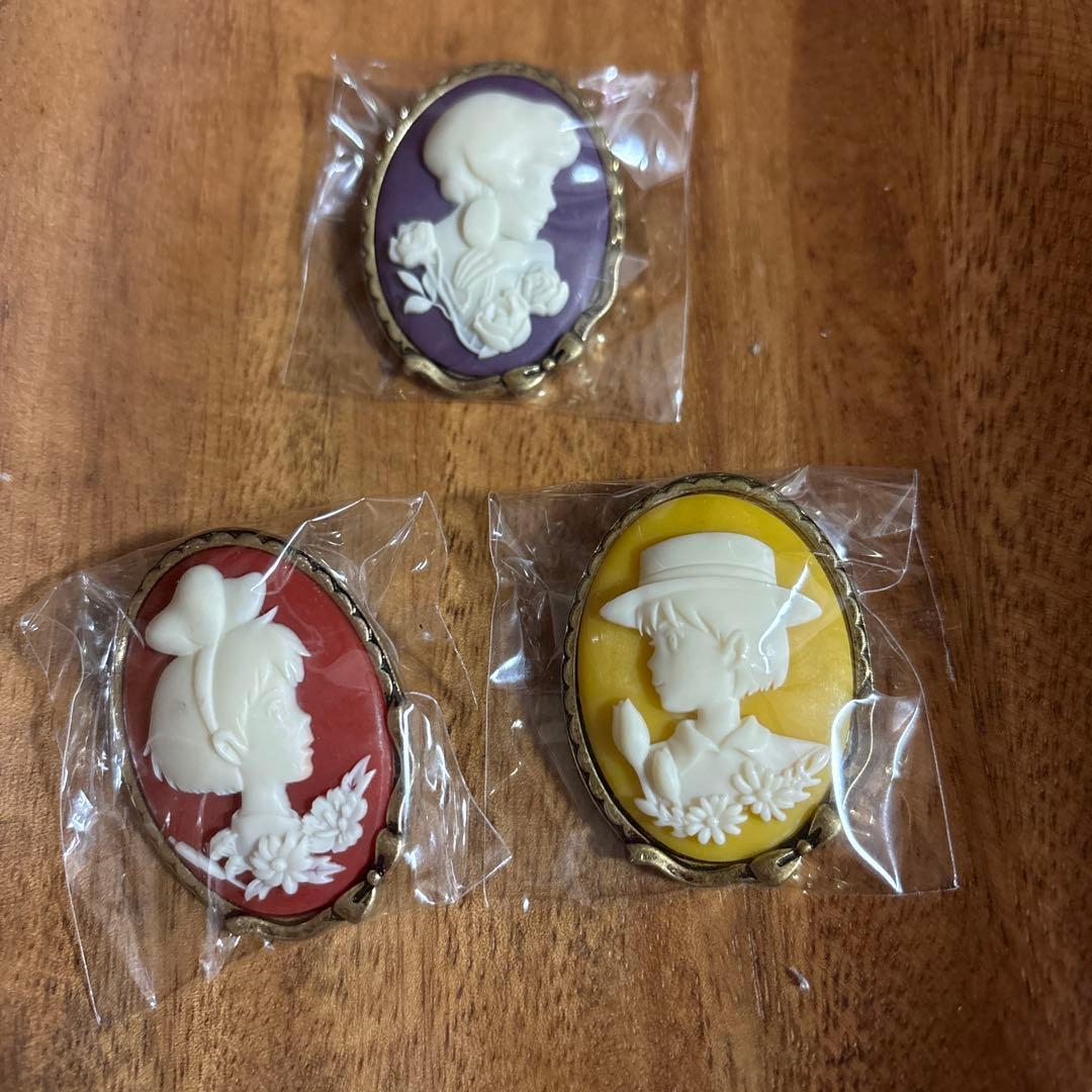 スタジオジブリ カメオブローチ コレクション キキ 雫 ジーナ カメオ