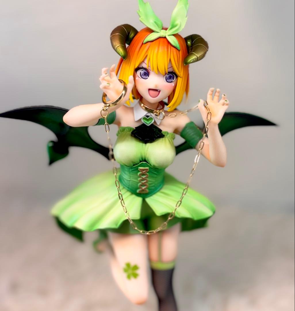 五等分の花嫁 中野四葉 フィギュア リペイント 小悪魔ver ゴールド
