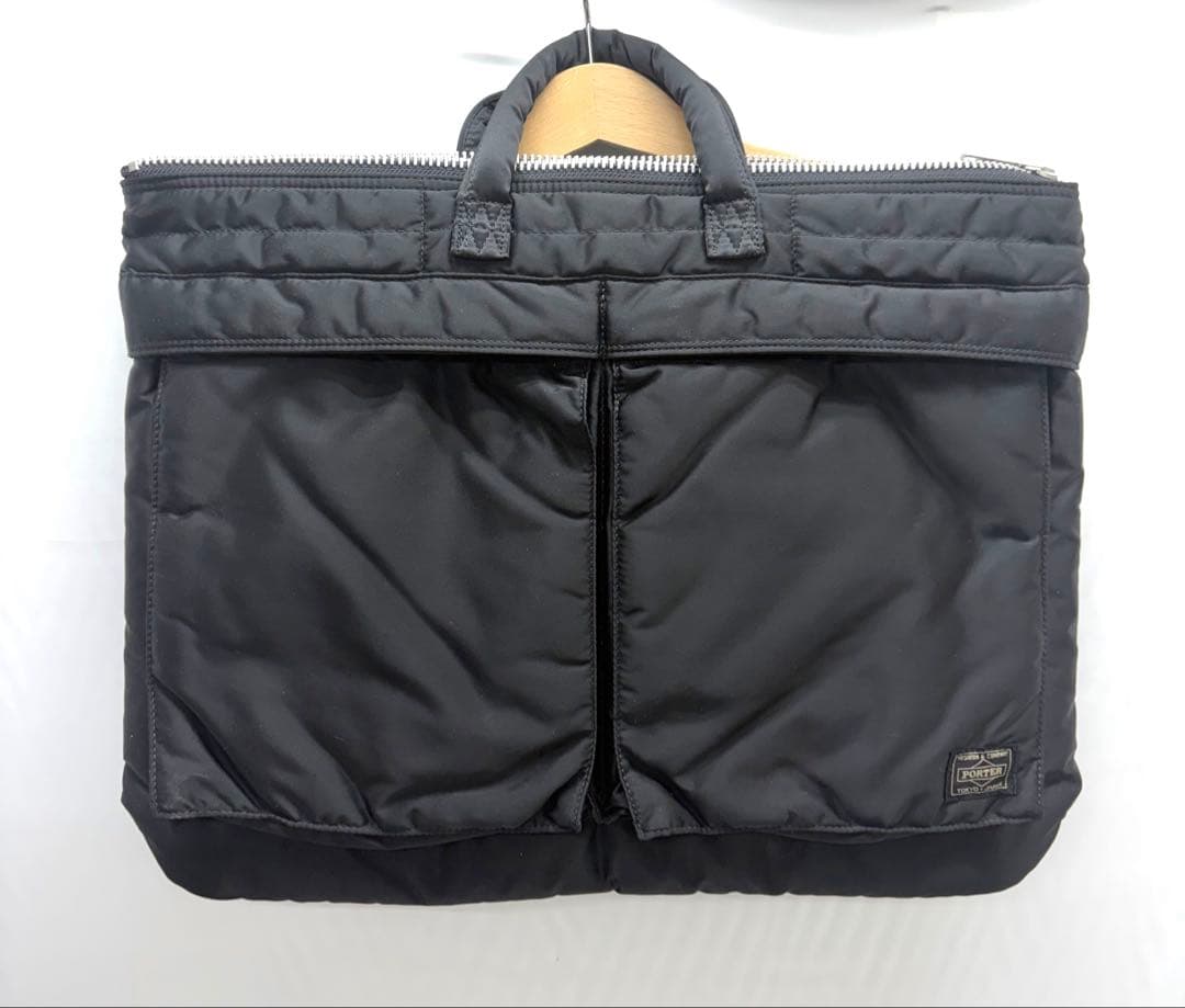 ①PORTER タンカー　ブラック　トートバッグ　メンズ　ポーター