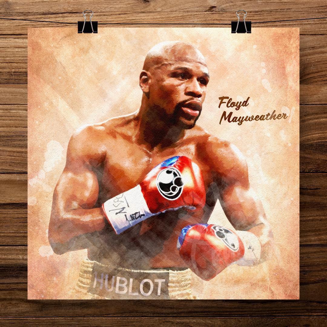 フロイド・メイウェザー/Money/アートパネル/ポスター/30cm×30cm