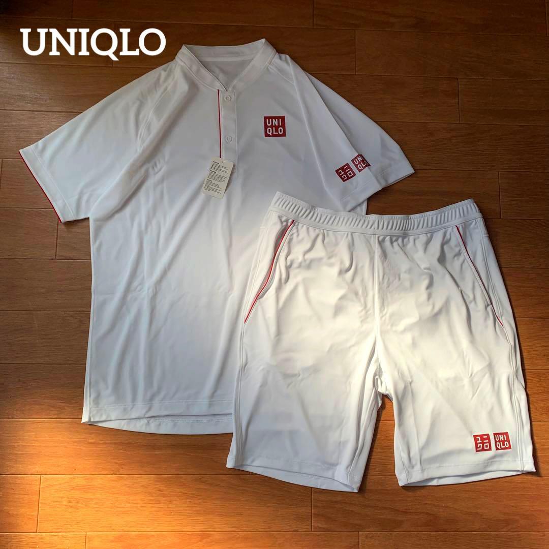 新品タグ付き ユニクロ フェデラーモデル テニスウェア セットアップ