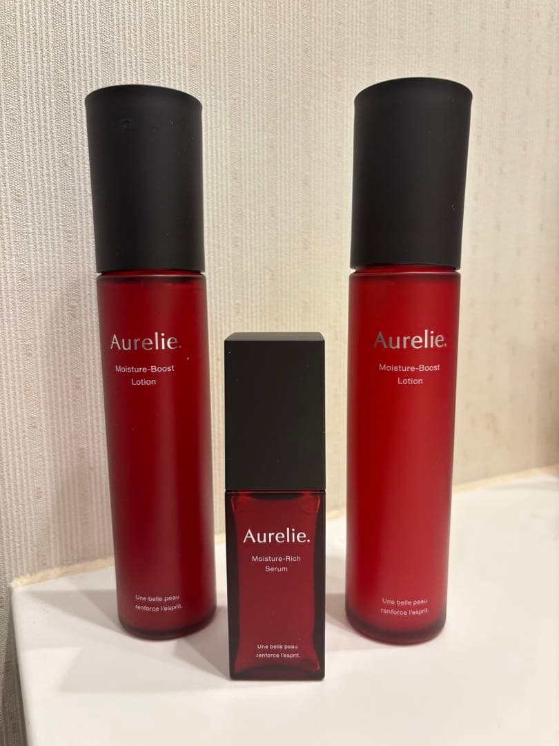オレリー モイスチャーブーストローション、モイスチャーリッチセラム