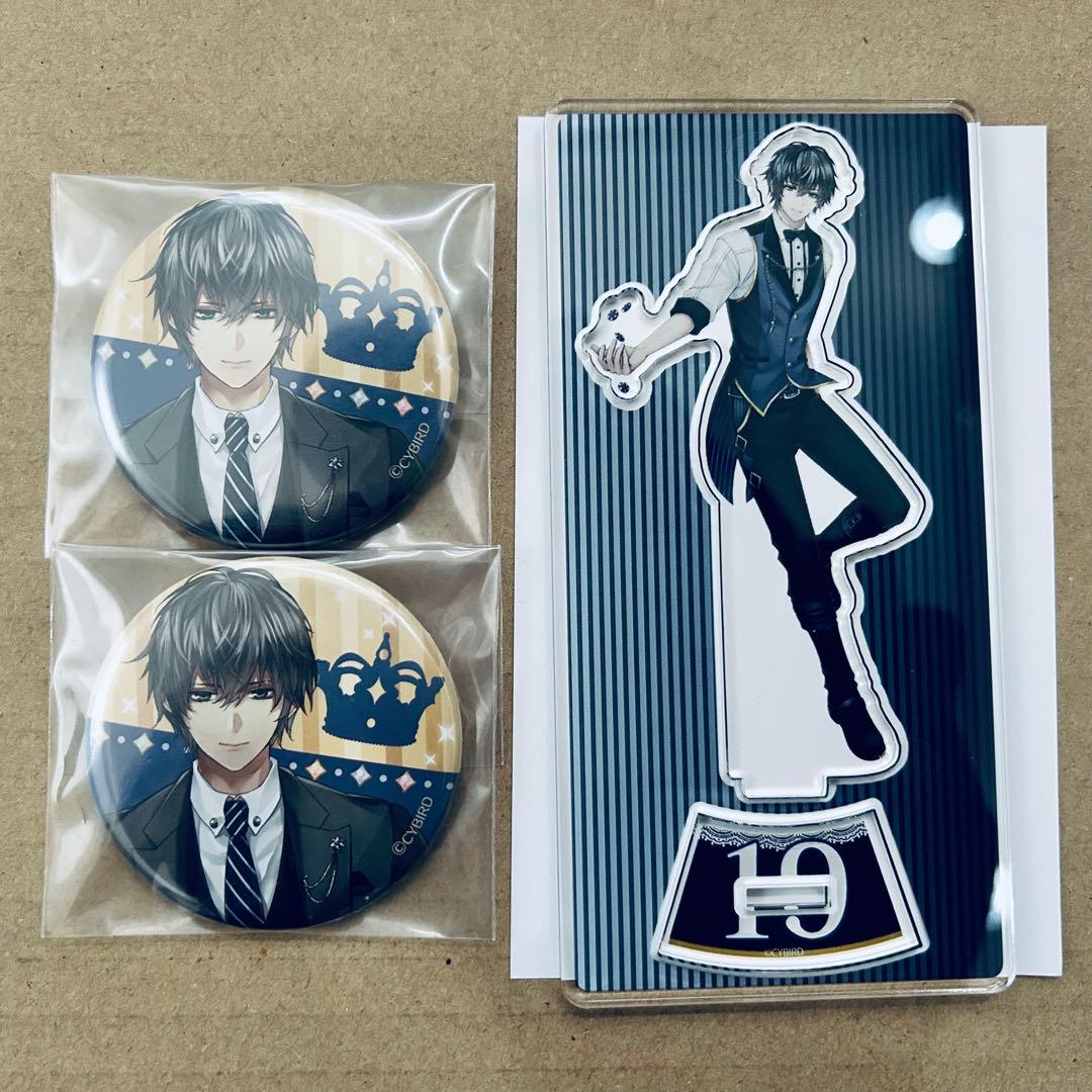 イケメン革命 レイ=ブラックウェル 缶バッジ アクリルスタンド