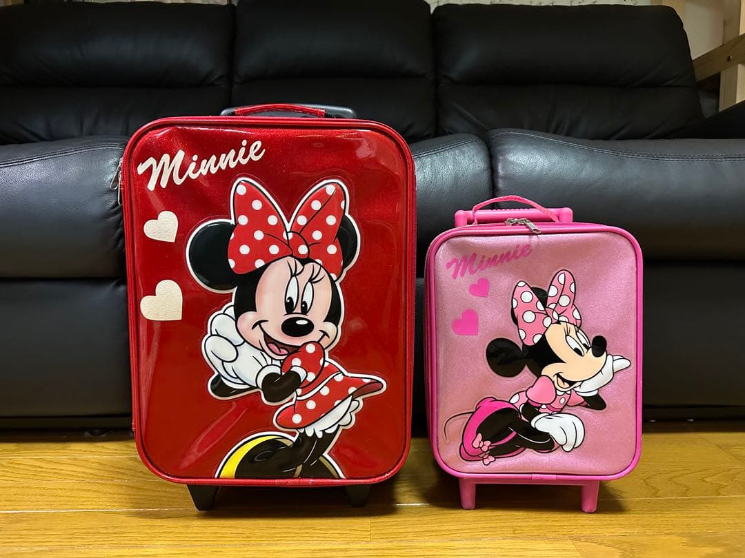 半額以下★ 美品 ★ キャリー 姉妹 セット 香港 ディズニーランド ミニー