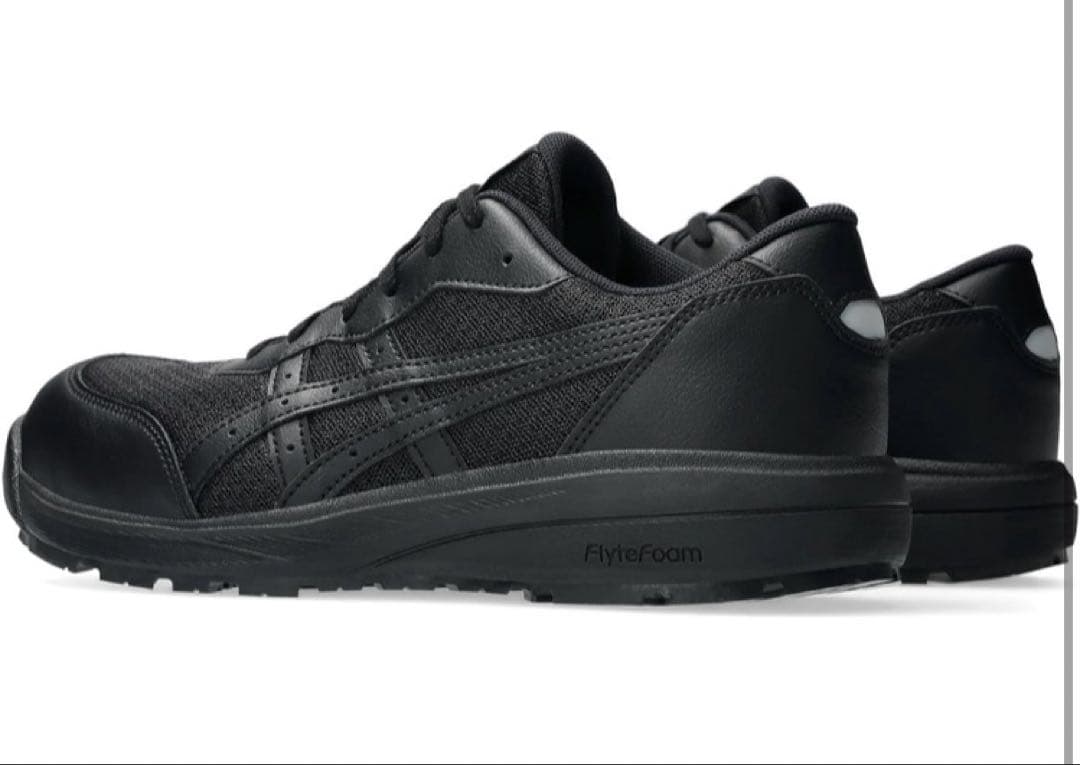 アシックス CP221 安全靴 ローカット 27.0cm ブラック×ブラック