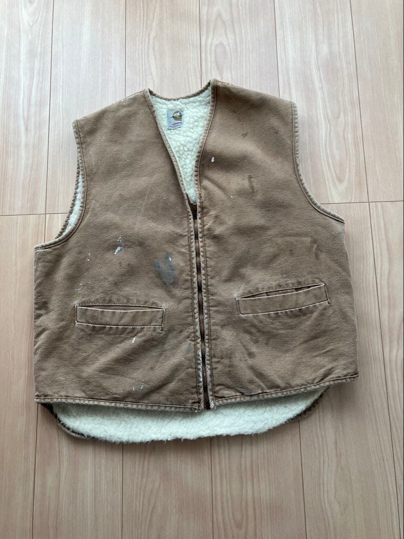 carhartt duck vest ベスト　70s ビンテージ　カバーオール