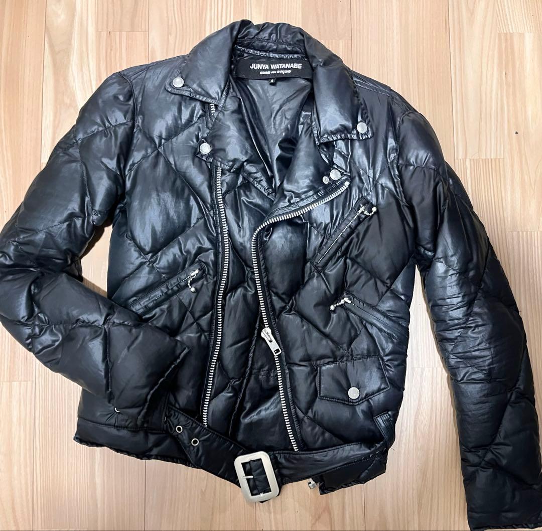 激レア希少JUNYA WATANABEライダースダウンジャケットコムデギャルソン 中古・古着通販】JUNYA WATANABE COMME des GARCONS ((ジュンヤ