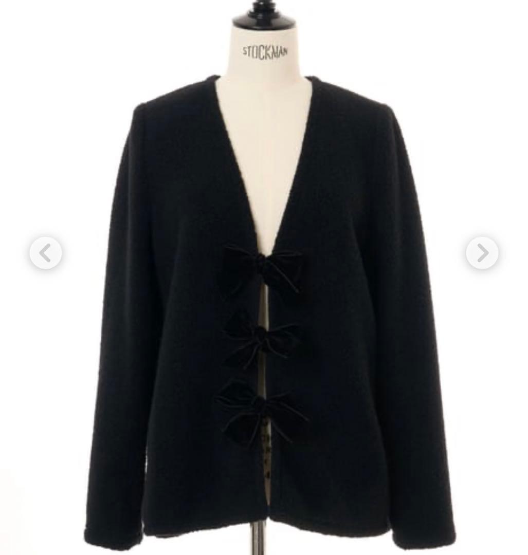 keinarita リボンニットジャケット　新品未使用　ケイナリタ