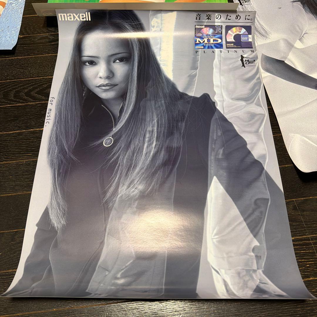 安室奈美恵 12種類 A2サイズ ポスター 当時品 マクセル 非売品 - メルカリ