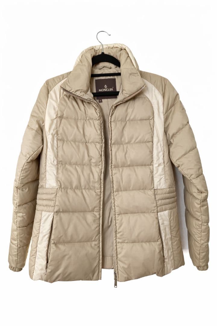 MONCLER ベージュ ダウンジャケット サイズ0