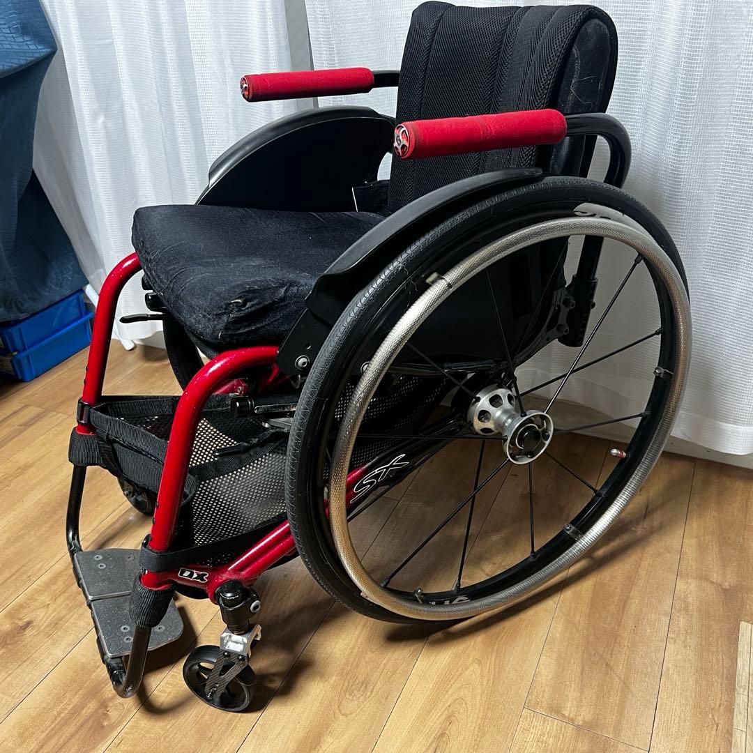 オーエックス 車椅子 SX スピナジーホイール他オプション多数 軽量折り畳み式