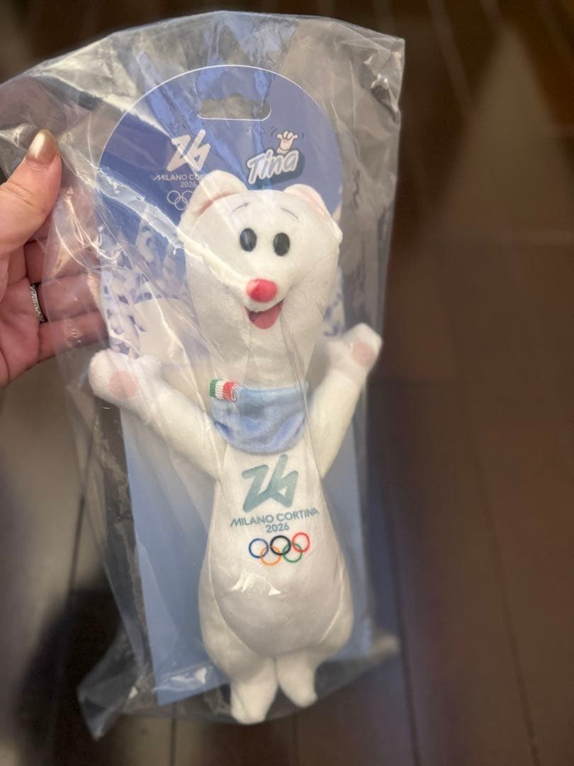 新品】Tina ぬいぐるみ マスコット ミラノ・コルティナ 2026 27