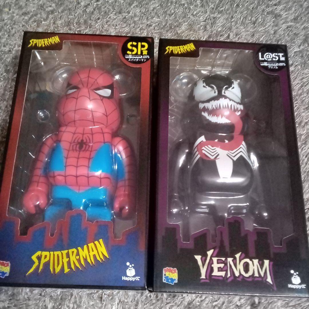 BE@RBRICK　スパイダーマンヴェノム400%ベアブリックSP賞、ラスト賞