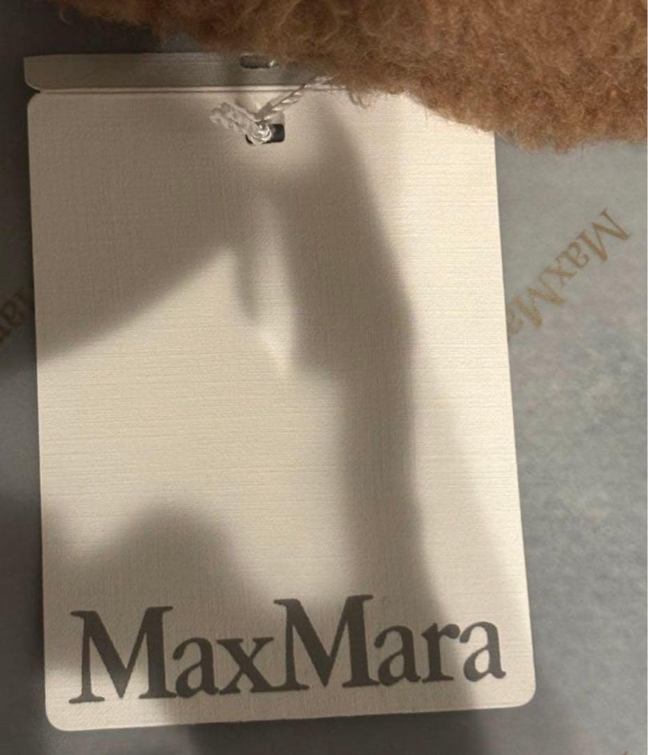 キャメル テディベアキャップ Mロゴ ファーキャップ teddy melange