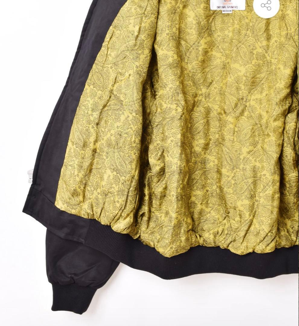 新品未使用 ダービージャケット ブラック×ゴールド L カップショルダー