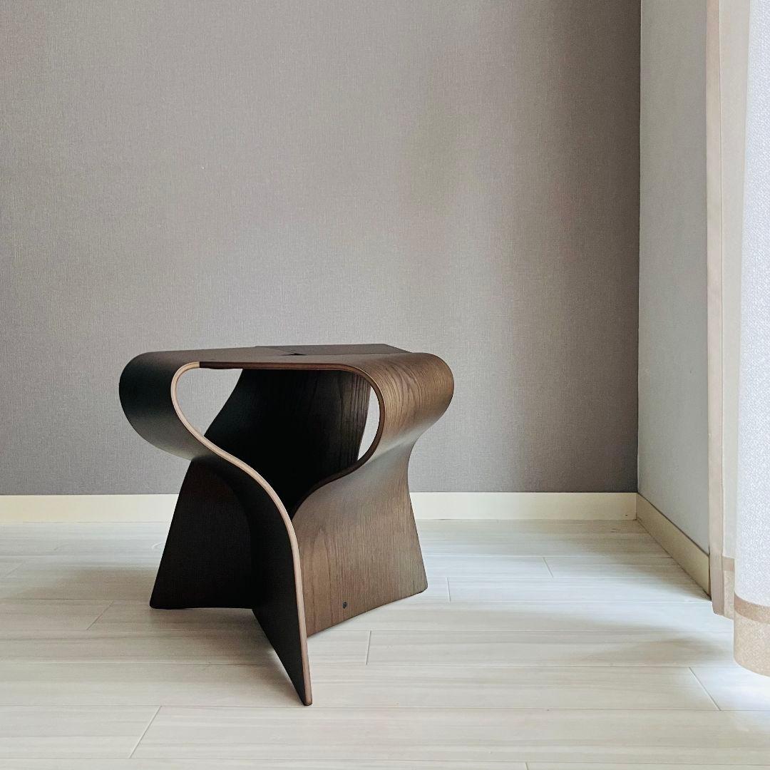 美品 マッシュルームスツール ナラ 天童木工