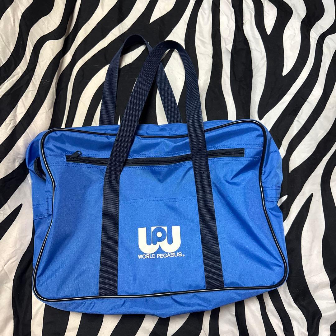 ワールドペガサス　スクールバック　ワッペスクバ 旧ワッペ　青 Amazon.co.jp: 旧ワッペ ワールドペガサス 青 スクバ スクールバッグ