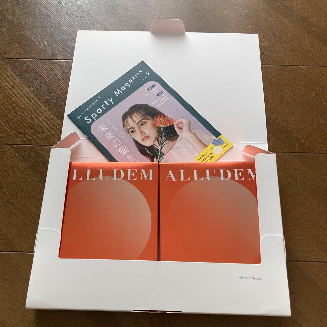 本日発送可能　2箱　ALLUDEM  ダーマリフトマスクC4包+ミストセット