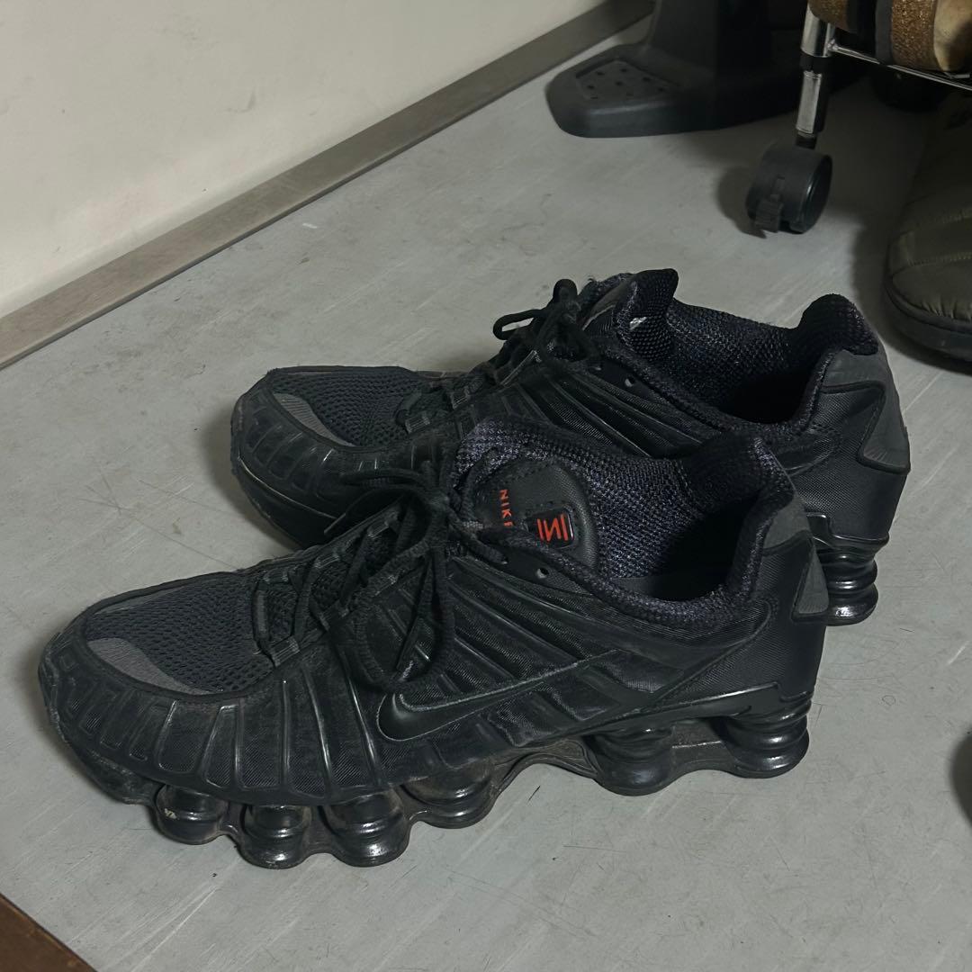 靴 NIKE SHOX TL Triple Black