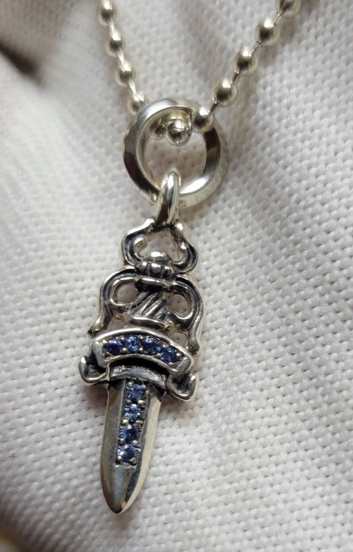 クロムハーツ NO5 ブルーサファイア CHROME HEARTS（クロムハーツ） #5 DAGGER P SAP #5 ダガーチャーム