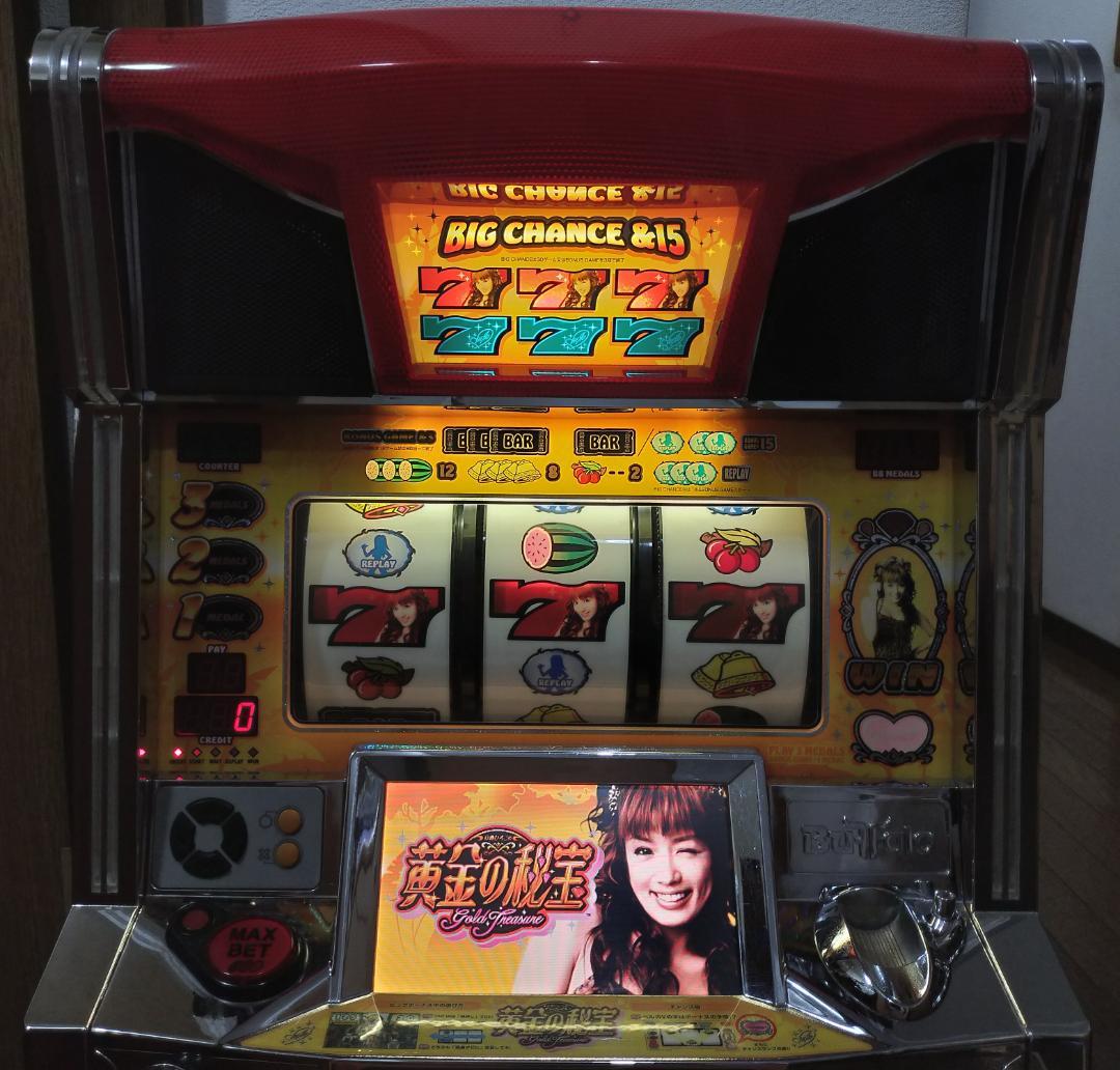 パチスロ実機】ミズホ☆安西ひろこの黄金の秘宝X【コイン不要機付き