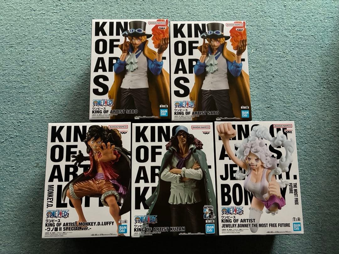 ワンピース フィギュアセット KING OF ARTIST - メルカリ