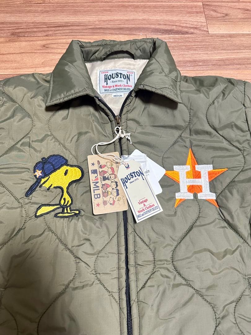 HOUSTON（ヒューストン） MLB×PEANUTS キルティングジャケット - メルカリ
