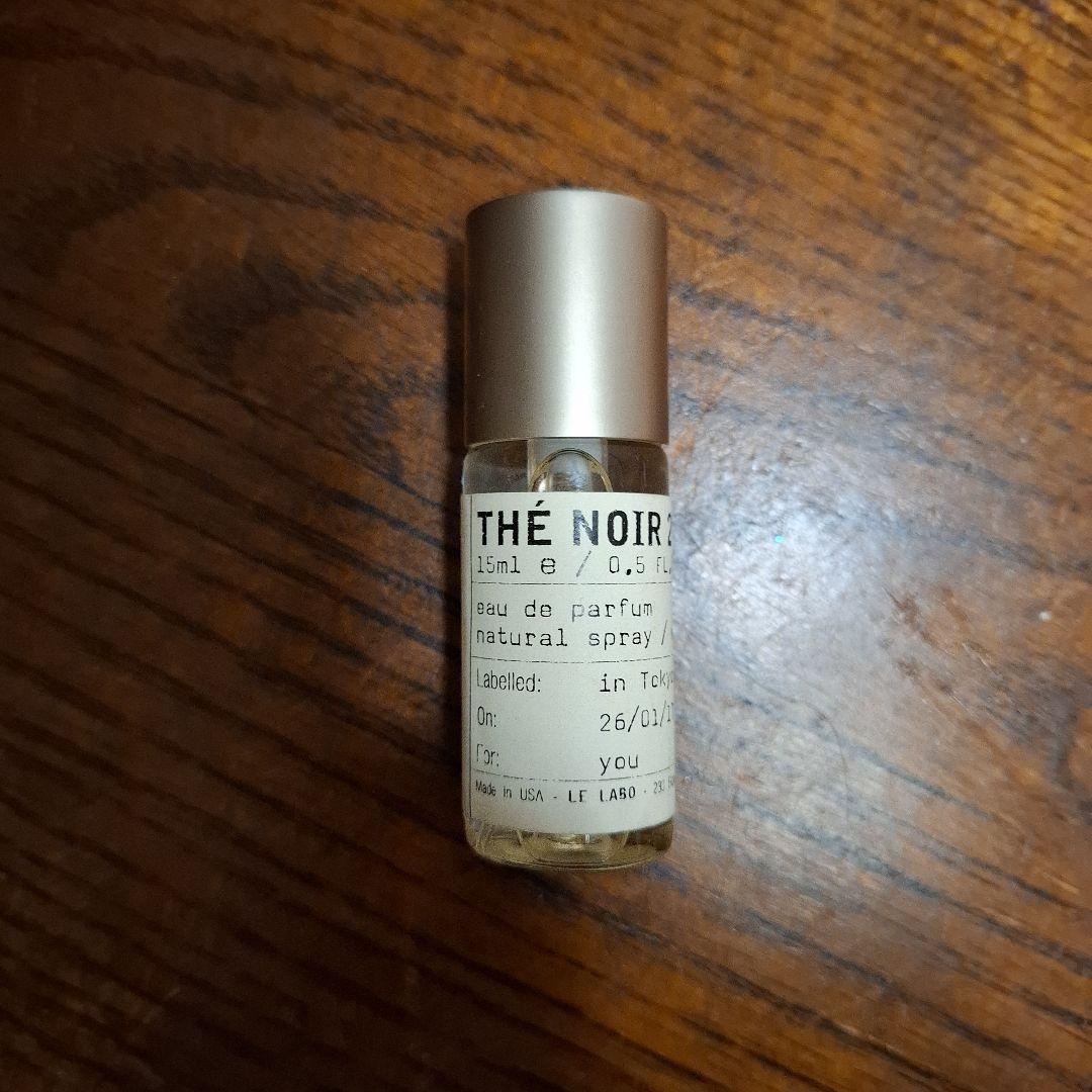 THÉ NOIR 15ml オードパルファム オードパルファム12.5ml（ブラックティー）/Eau de Parfum 12.5ml