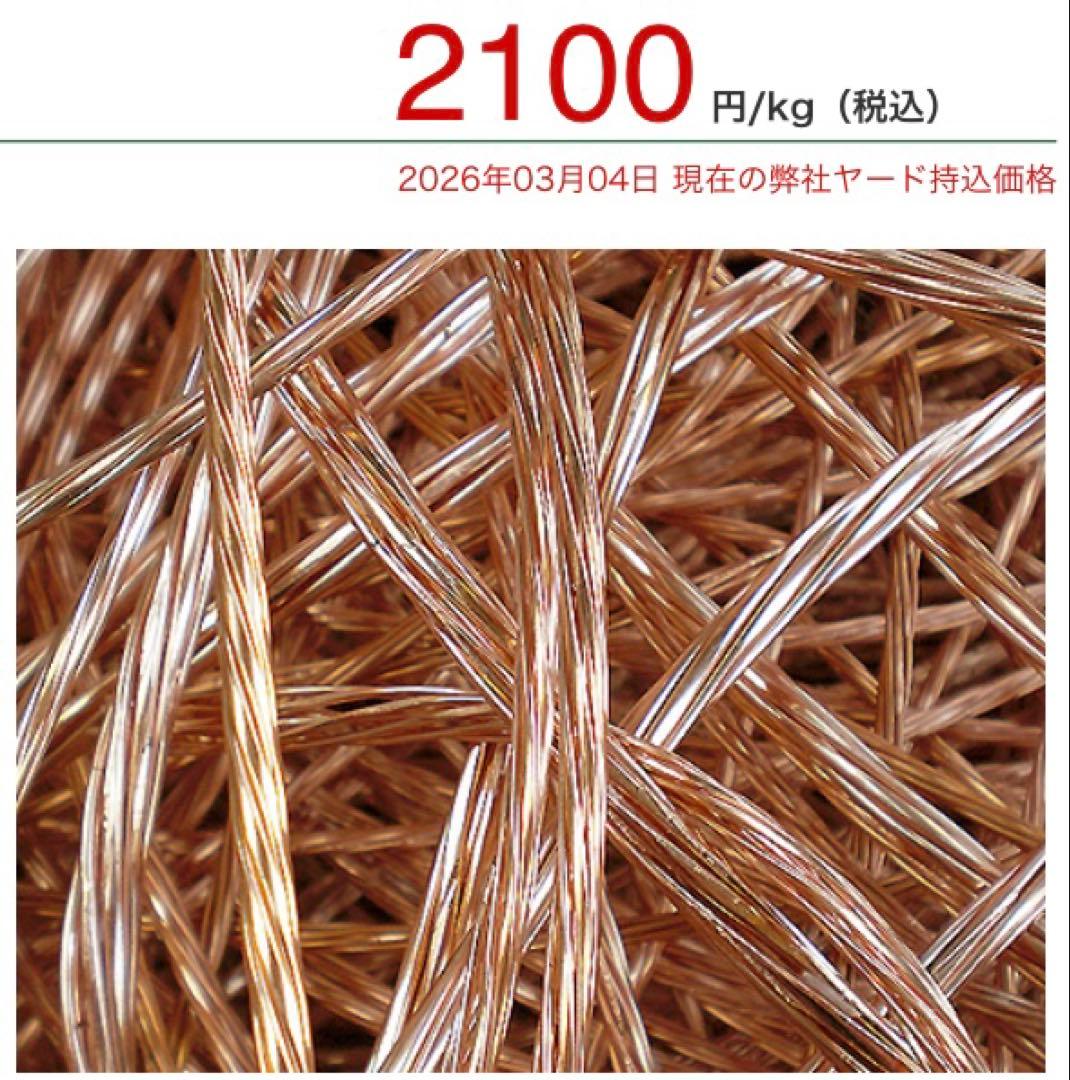 ピカ銅、被覆付き銅線 - メルカリ