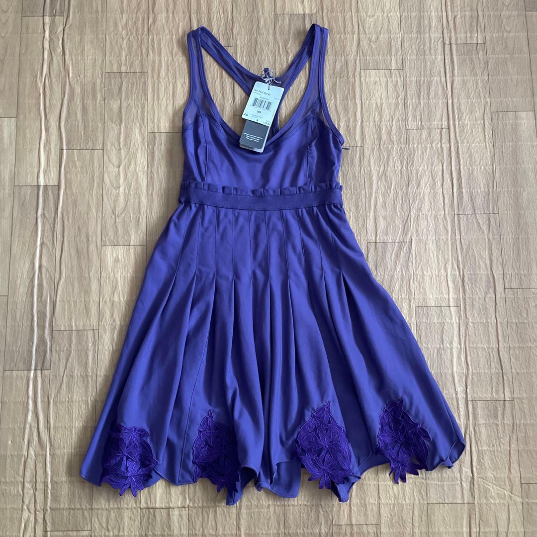 アディダス ステラマッカートニー ワンピース タンクトップ 刺繍入り ドレス