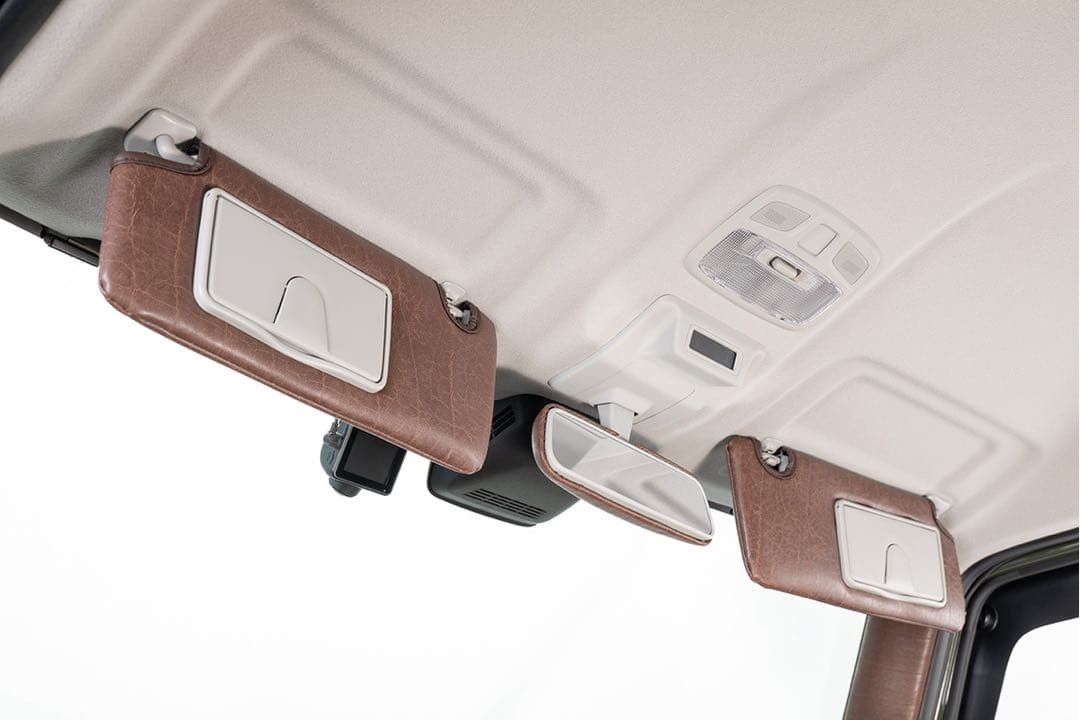 【ジムニーJB64/JB74/ノマド専用】サンバイザーカバー ビンテージブラウン