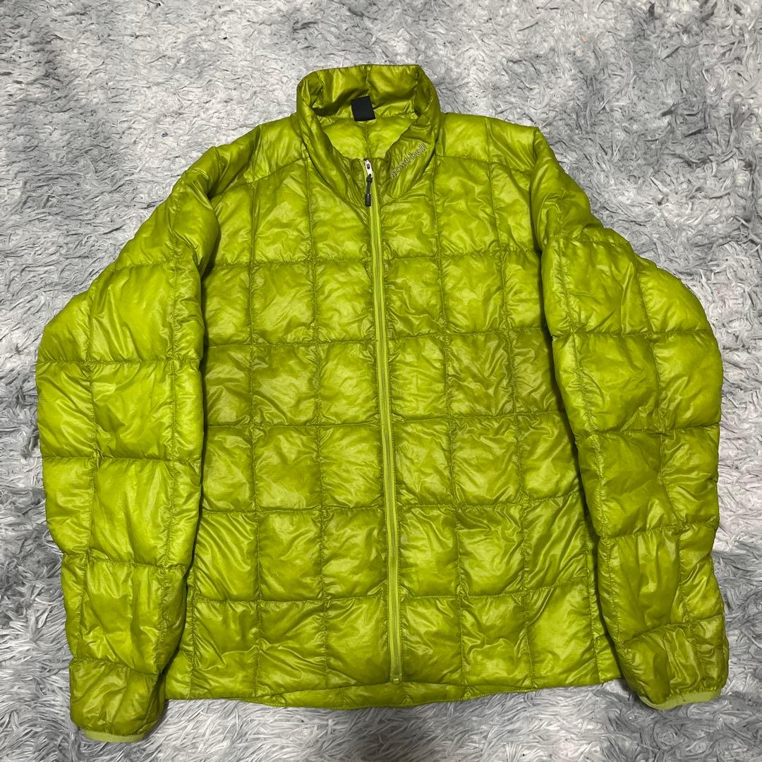 mont-bell ライムグリーン ダウンジャケット - メルカリ
