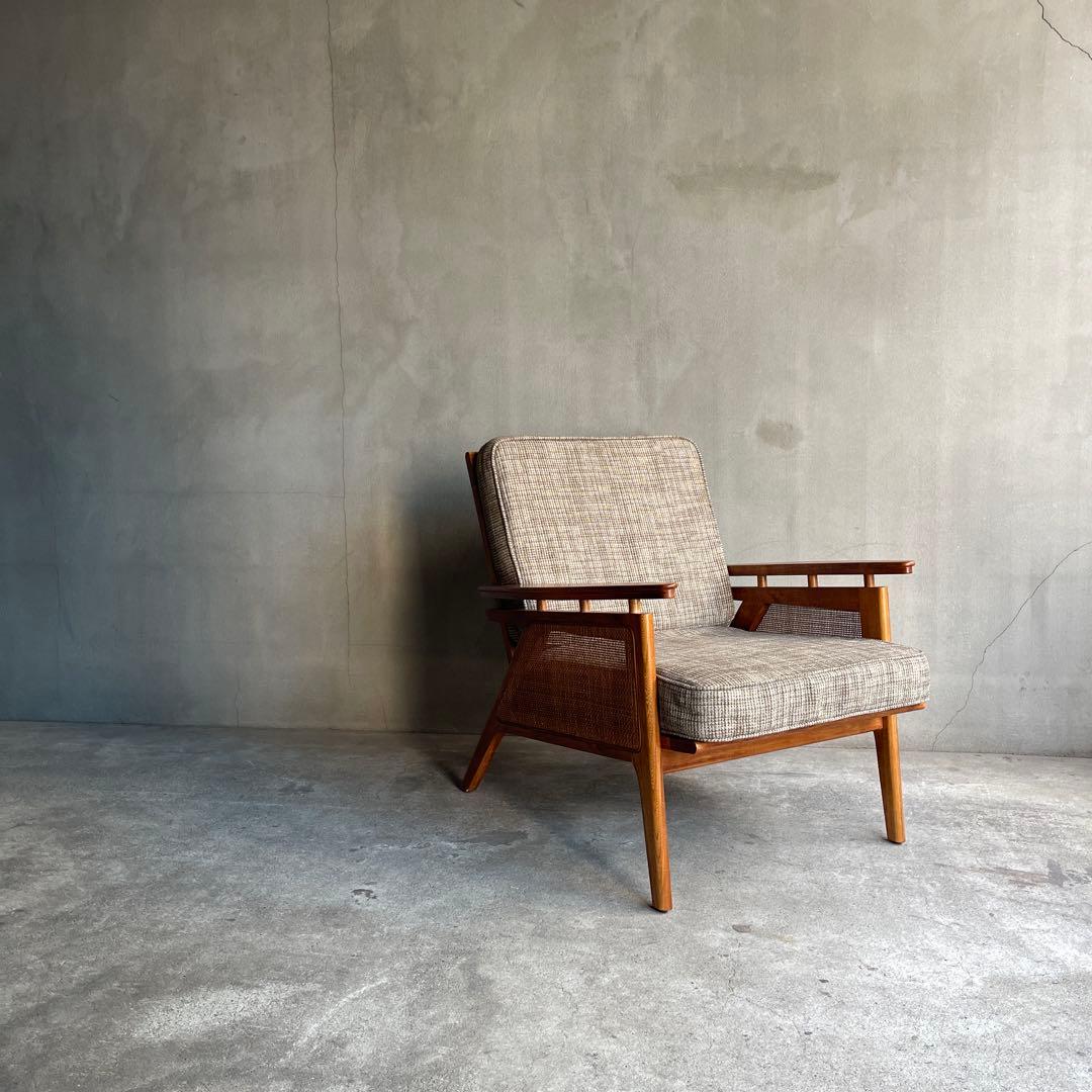 美品　ACME Furniture ウィッカーラウンジチェア