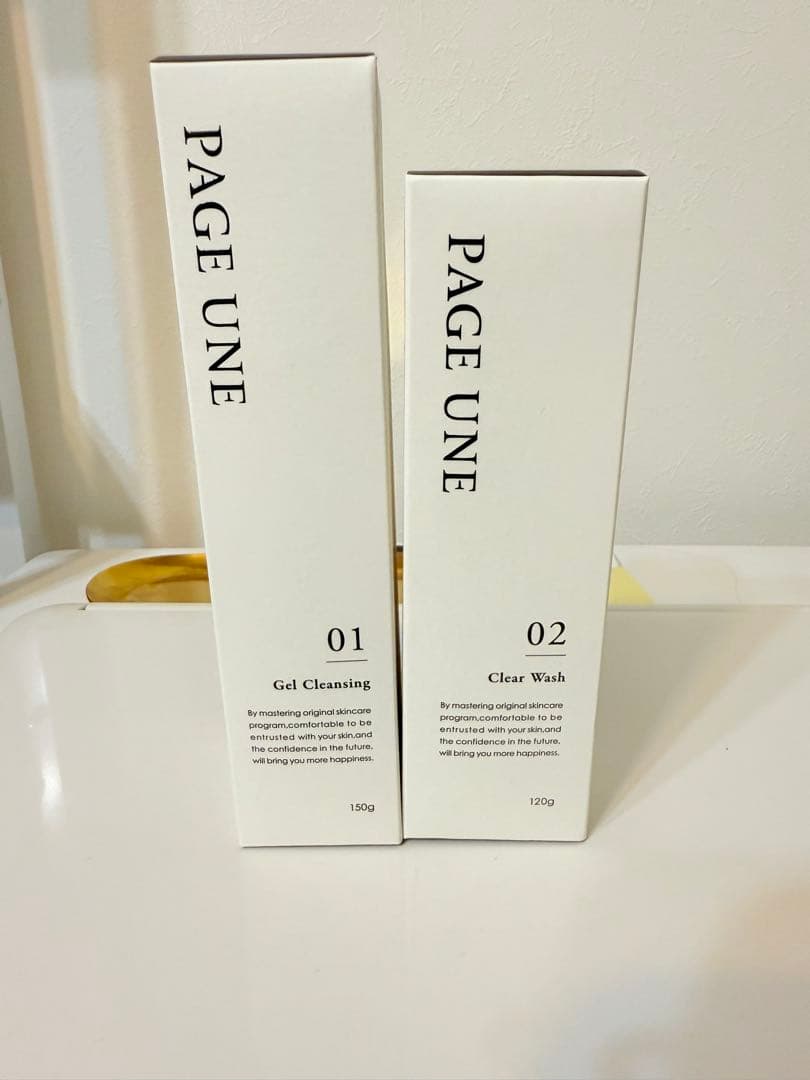 【新品未開封】パージュアン　PAGE UNE 洗顔&クレンジングセット