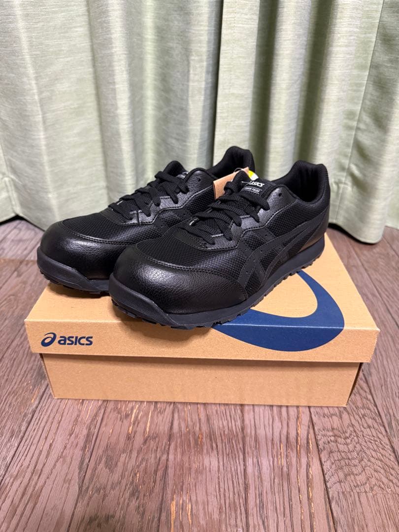 asics WINJOB CP201 ブラック安全靴 メンズ 26.5cm