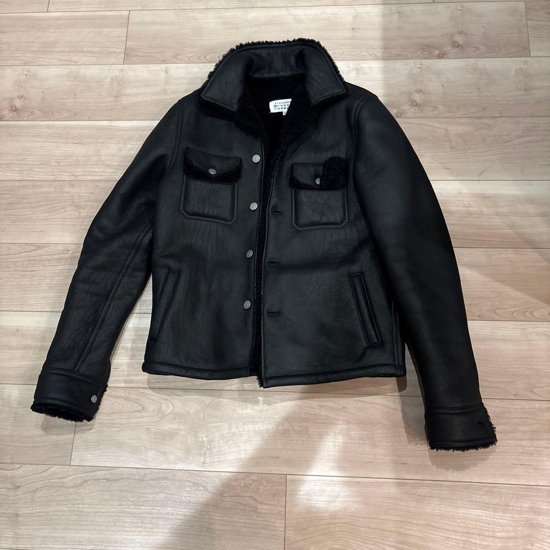 Maison Margielaメゾンマルジェラムートンジャケット/46/BLK/ - メルカリ