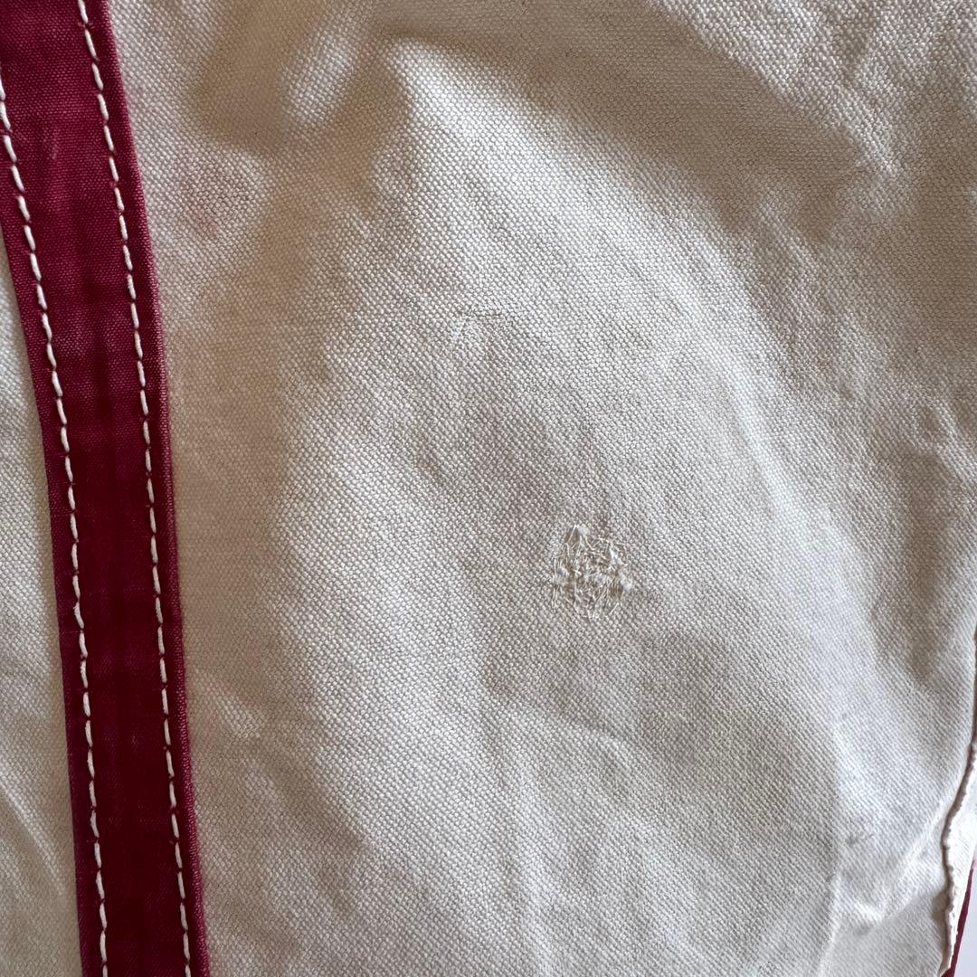 70s 80s L.L.Bean トートバッグ レッド タグなし