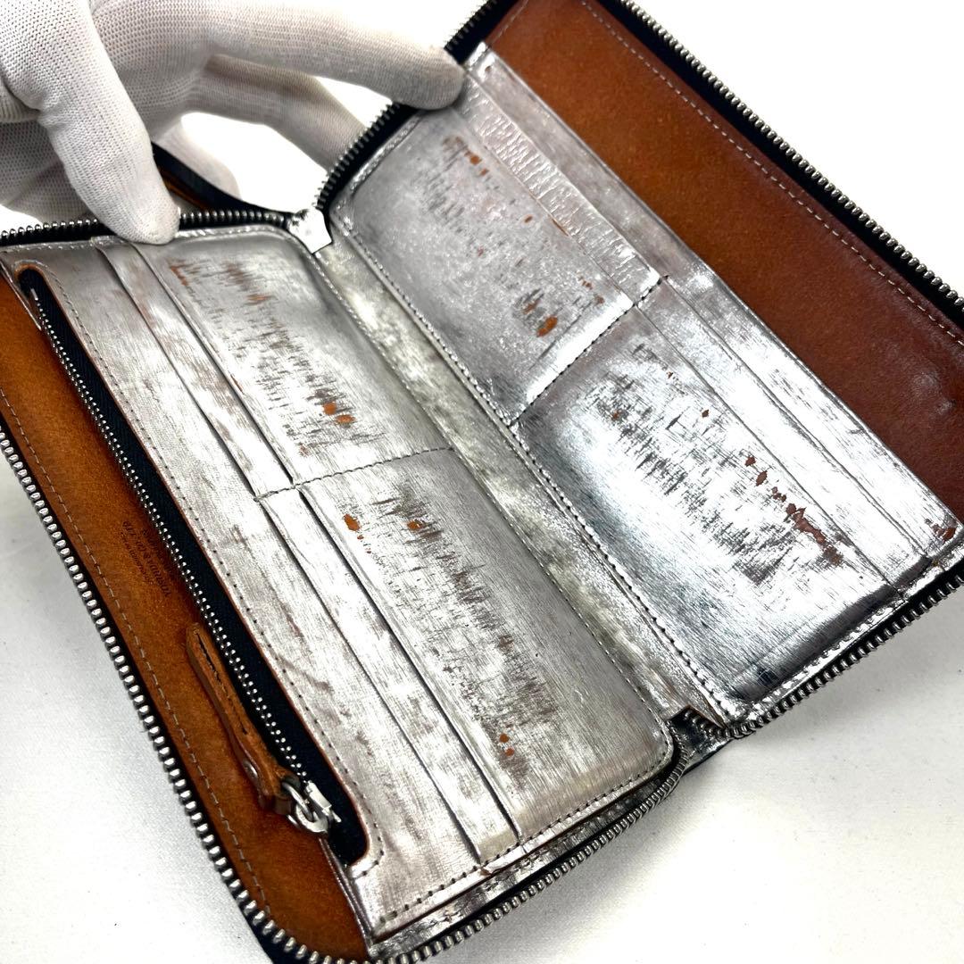 ポーター 長財布 ラウンドファスナー フィルム フォイル オールレザー