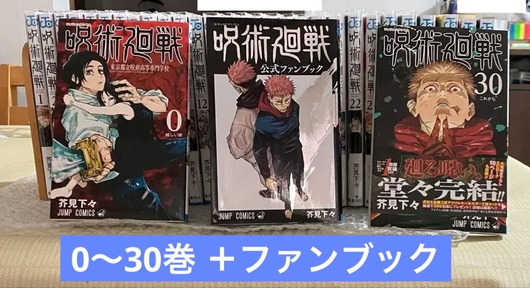 呪術廻戦 全30巻セット+0巻+公式ファンブック 全巻セット