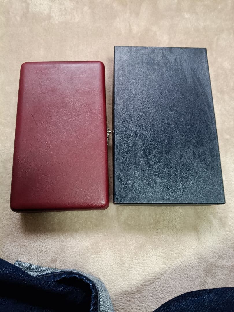 【新品】三味線　バチケース 　撥入れ　赤　小豆色　合皮